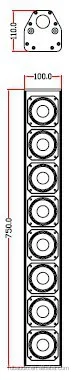 Column Speaker cabinet