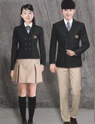 Viscose / Polyester High School university Uniform Dress Blazer jumper sweater badge school uniforms marnoon blazer