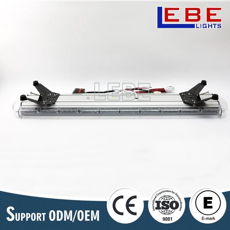 Led light bar emergency polices car light dual color warning light