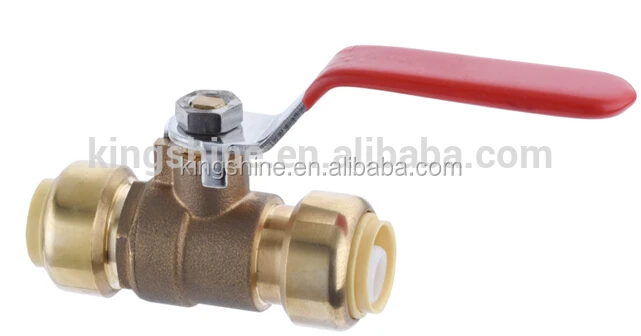 Lead Free Brass Push fit thermostatic radiator valve for pex pipe
