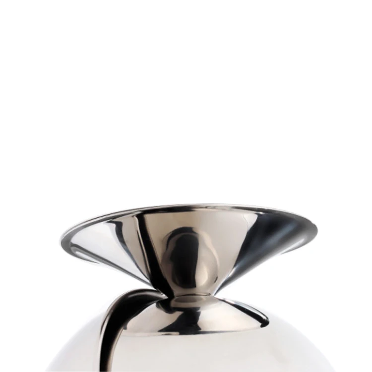 Classic European Style New Design Ball Shape Coffee Canister Salt Storage Pot Seasoning Pot Stainless Steel Spice Jar Sugar Pot