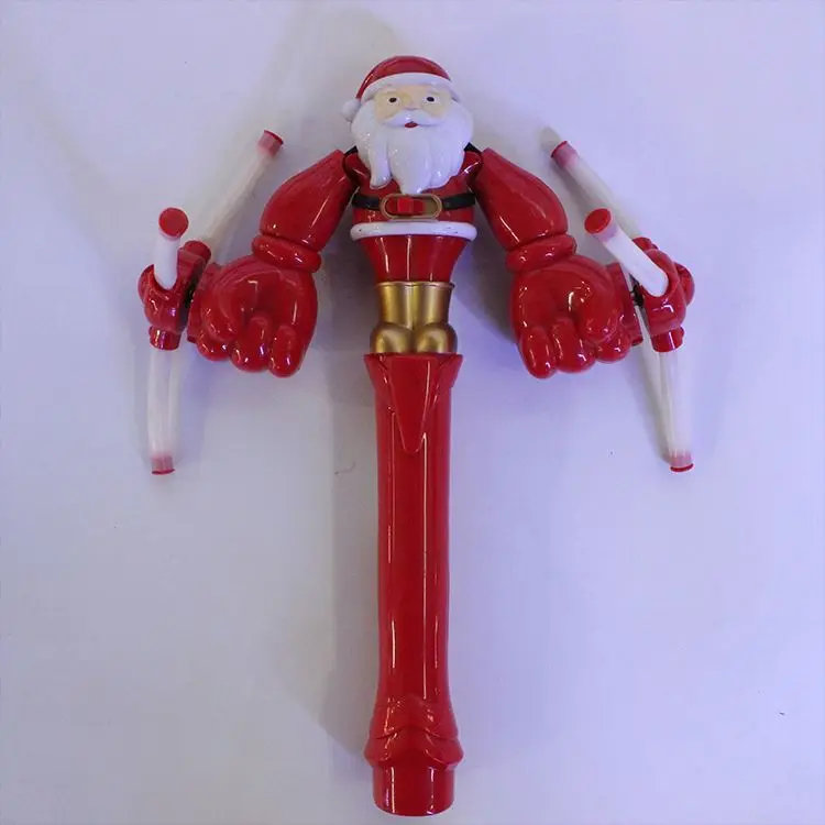 
Christmas party use Santa rotates LED Stick flashing stick party use Glow Stick 