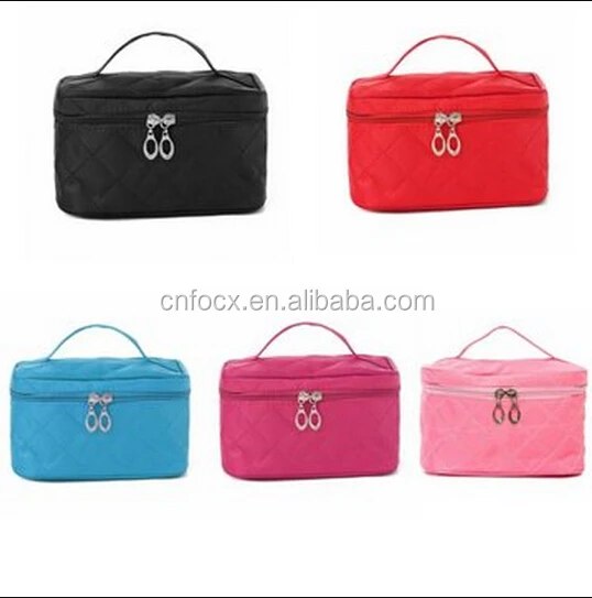 Portable Cosmetic Storage Makeup Bag / Travel Case Nail Polish Holder / folding cosmetic bag