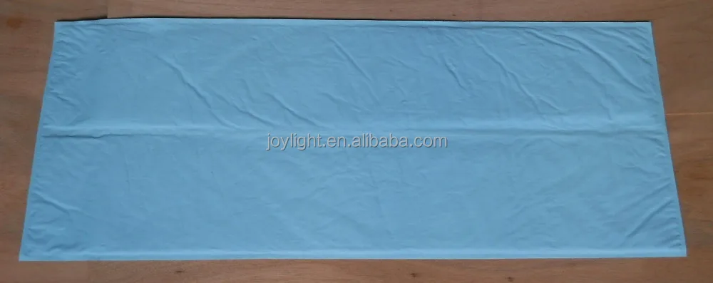 Cooling gel pad with cotton fabric for bed