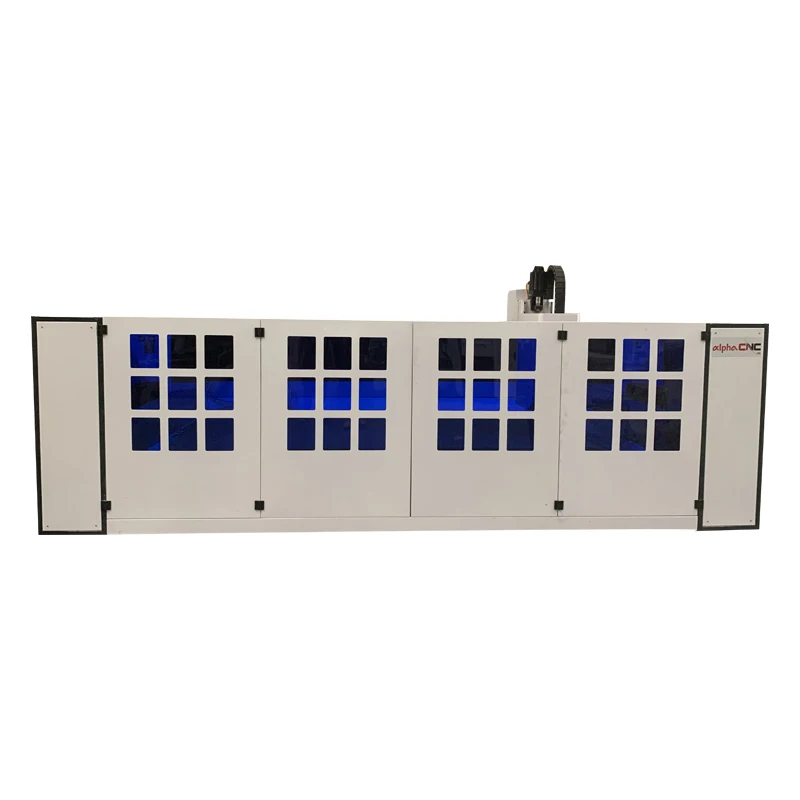 Heavy Duty Fully Enclosed No Dust Marble Granite Laminate Countertop Cutting Polishing CNC Machine Stone ATC CNC Machine