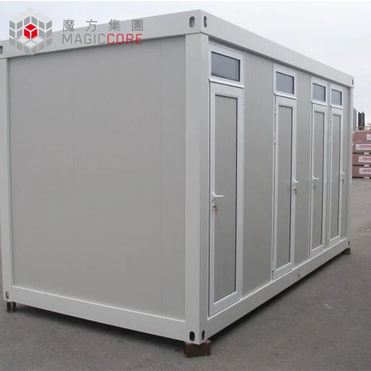 Portable luxury 20ft containerized mobile toilets container ship toilets mobile container public toilets mobile public restroom