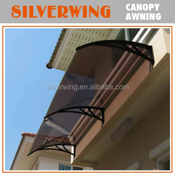 European style plastic waterproof rain cover door canopy material for window awnings