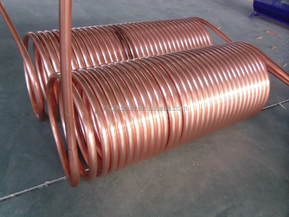 Integrated Preheat Copper Coil Solar Water Heater