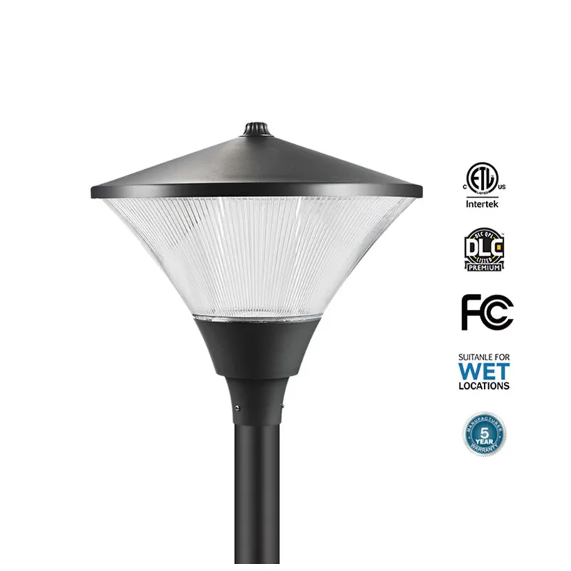 Outdoor 50W Led Garden Pole Area Light LED Post Top Light