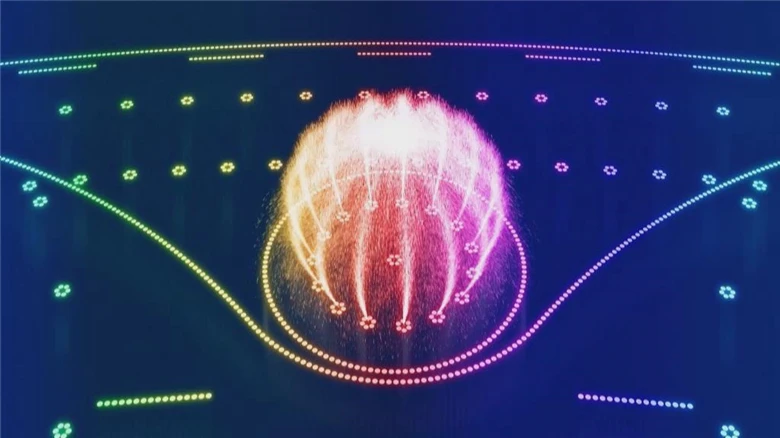 Water projection screen With ISO9001 certificate