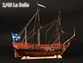 Wooden Ship Models Kits Boats Wooden 3d Laser Cut Scale 1 48 La Belle 1682 Full