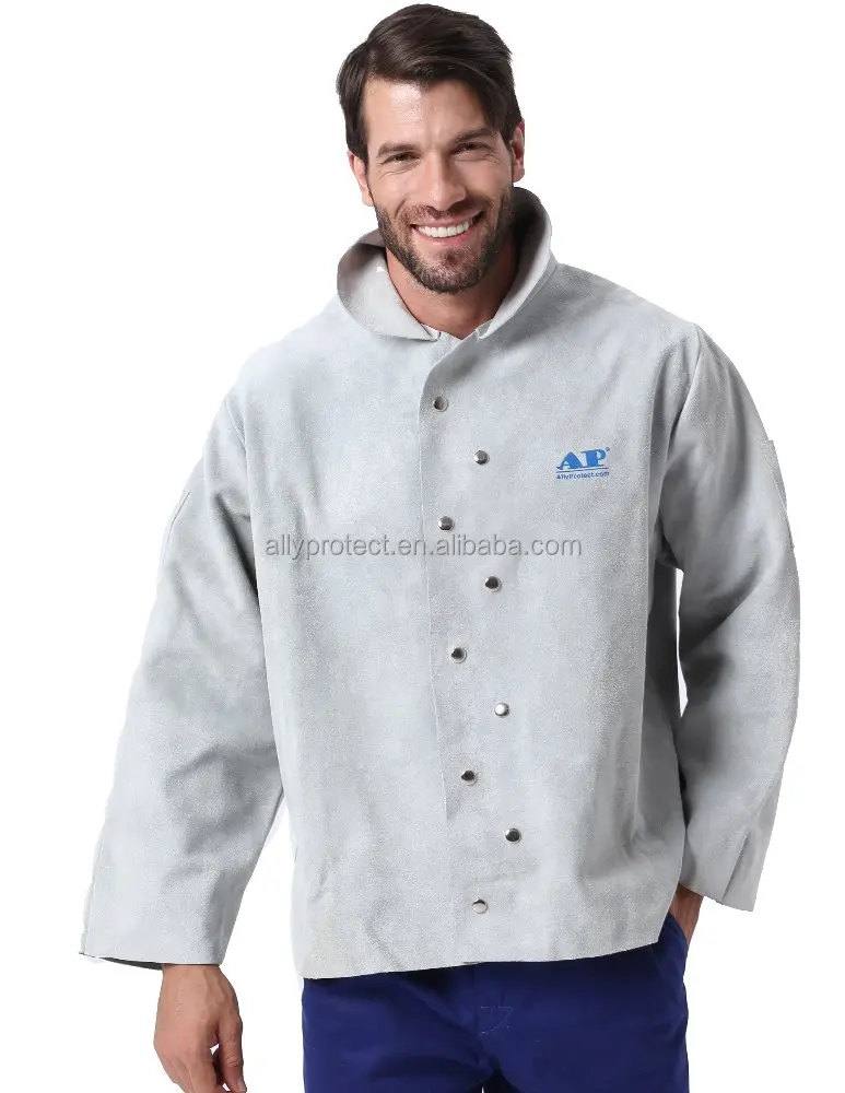 AP-3131WB Большие размеры heavy duty кожа сварочные куртки из термостойкая мужская куртка в сварки костюмы с сертификатом CE