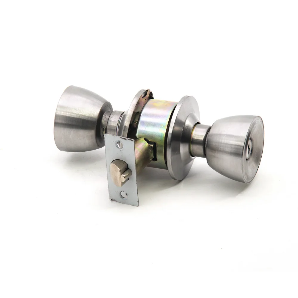 ANSI Grade 3 Tubular standard door steel tulip knob cylinder lock