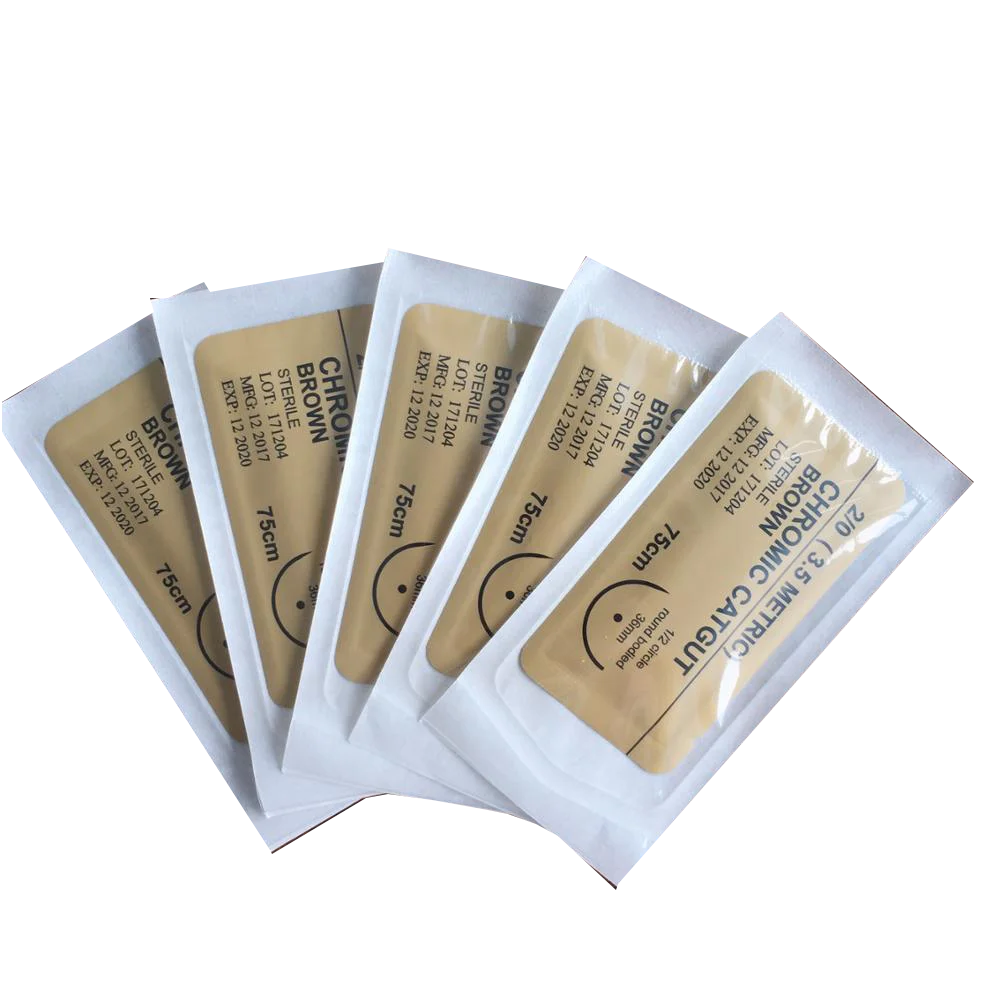 High quality brown chromic catgut suture