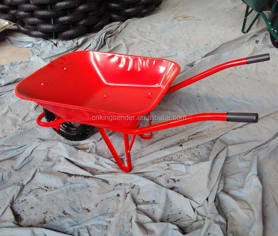 Metal Tray Material and 150KG Load WHEELBARROW WB6400