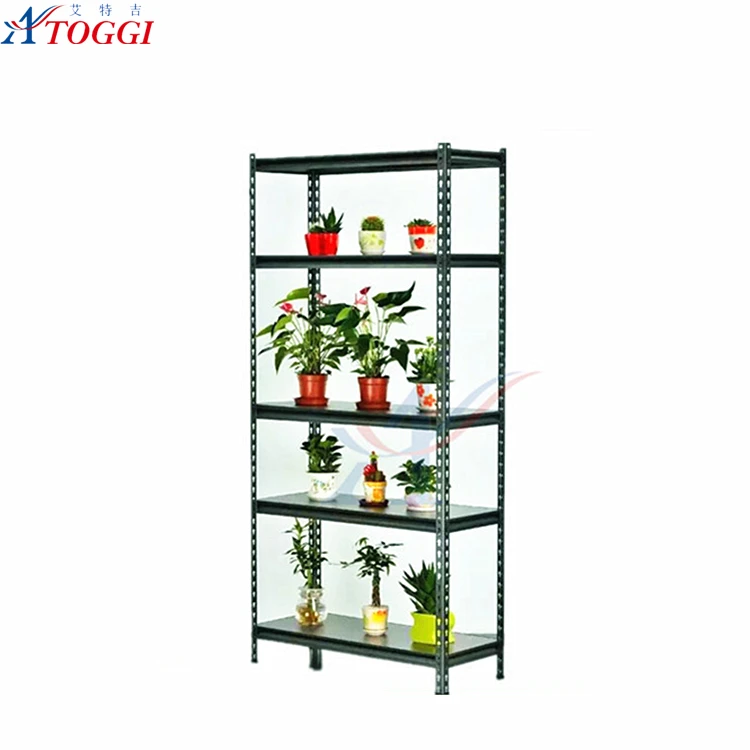 Household simple light duty angle steel rack