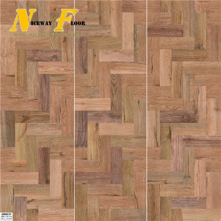 12mm HDF Laminate Wooden french Parquet Flooring