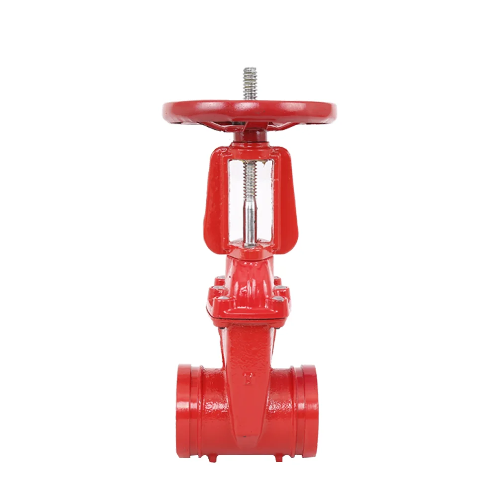 cast iron  AWWA C515   OS&Y  resilient seated gate valve non-rising stem  flanged or grooved connection  with plug fire valve