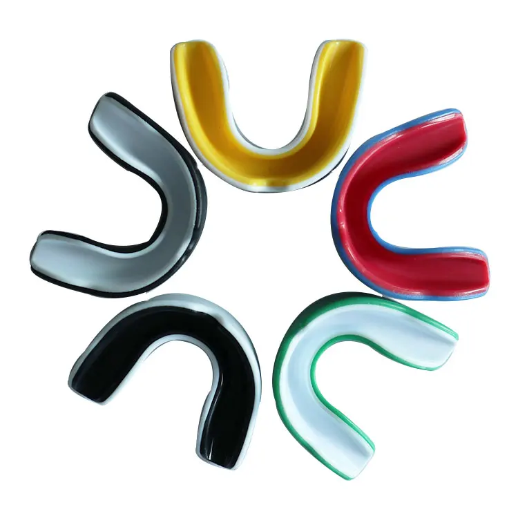 Pro Custom Boxing MMA Double Layer Two color  Mouth guard