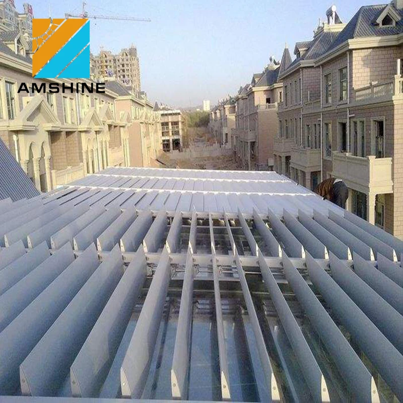 100% Waterproof warehouse patio adjustable aluminium louvers for outdoor