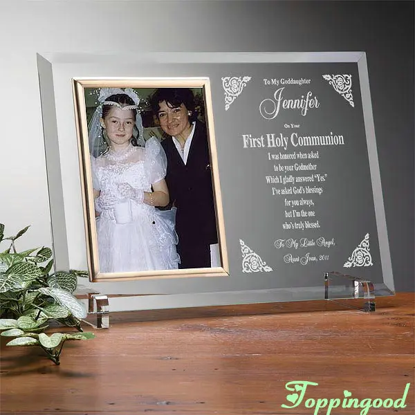 Персонализированная стеклянная рамка для фотографий Dear Mum, подарок на день матери