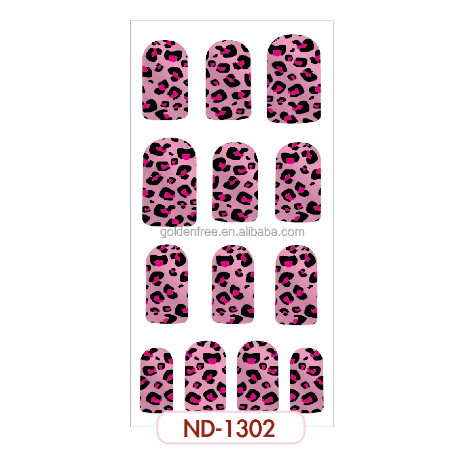 Fashionable Foil Nail Art Decoration Sticker (ND13 series),  NBCU audited factory