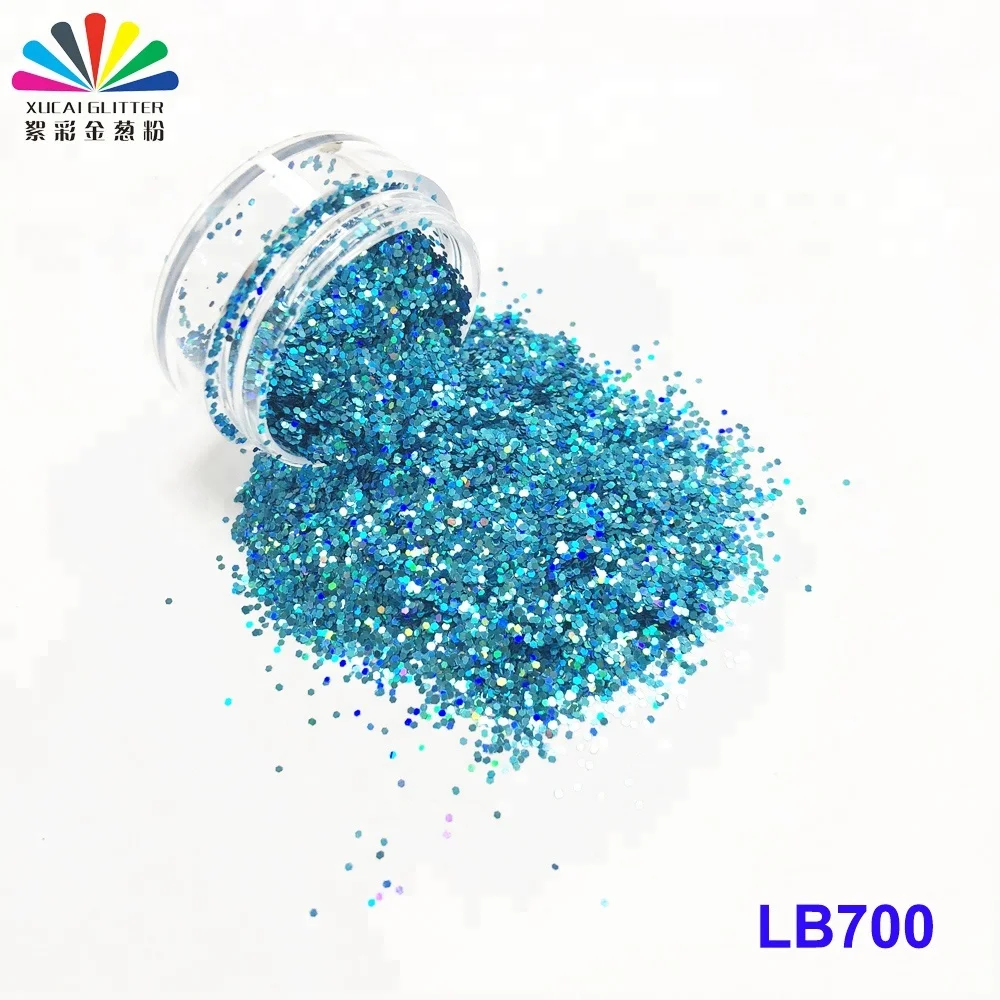 Factory Wholesale polyester holographic glitter Bulk chunky PET eco-friendly glitter for crafts and cosmetic