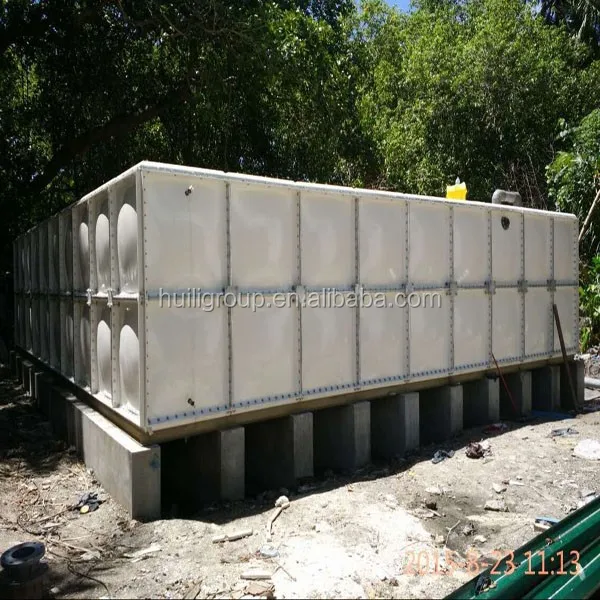 SMC FRP GRP Water Sprinkler System Fire Fighting Water Tank Almacenamiento de Aguaacumula Agua Water Storage Tank