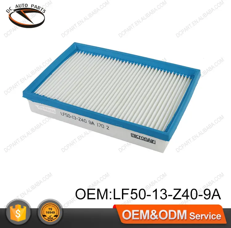 Авто запчасти ПУ Бумаги фильтр Воздушный фильтр LF50-13-Z40-9A для MAZDA