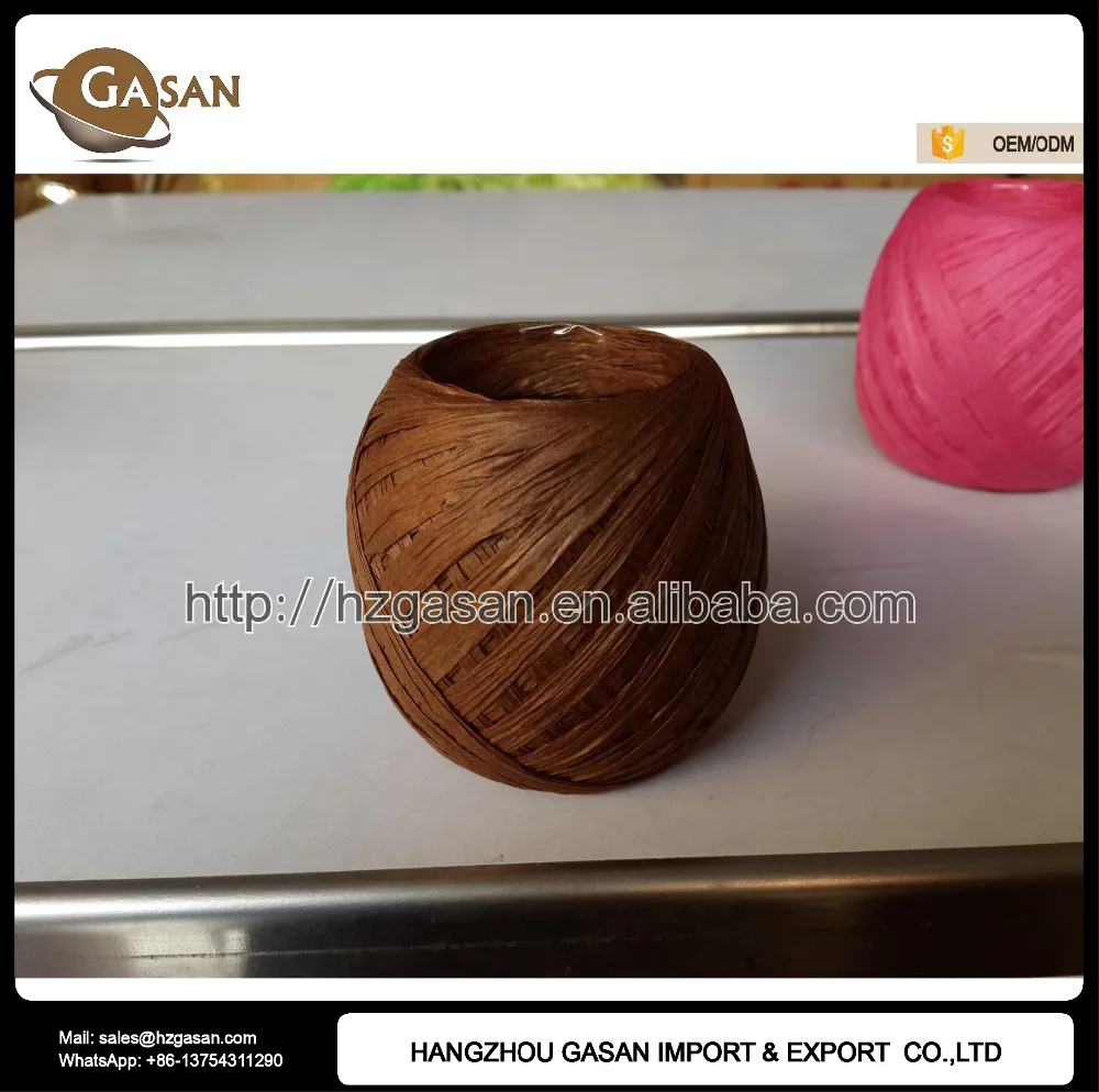 
Arts And Crafts Bright-colored Paper Raffia Crochet Yarn 