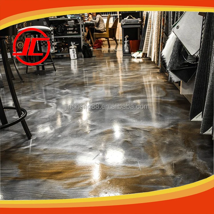 
Epoxy Main Raw Material and Liquid Coating State High gloss Metallic Epoxy Flooring 