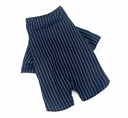 Formal Large Dog Tuxedo Navy Gentleman Suit for Golden Retriever Big Dog Clothes