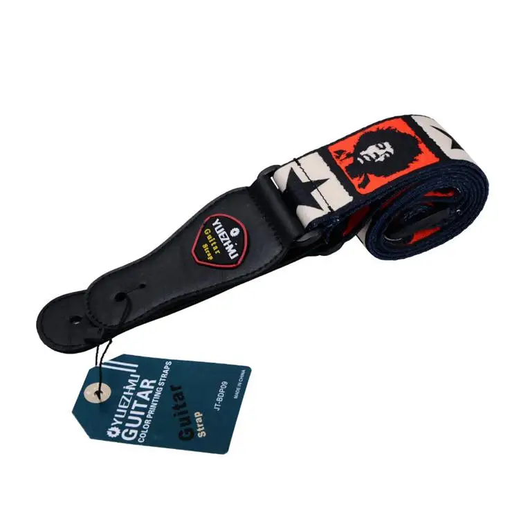 JT-BDP09 персонализировать оптовая продажа длинный гитарный ремень для музыкального инструмента