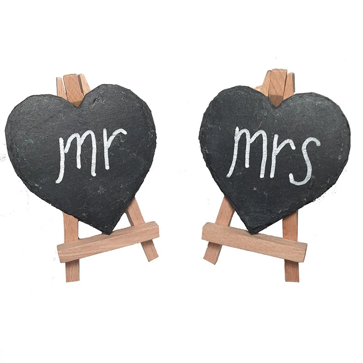 
Top Selling Creative Table Slate Mini Chalkboard With Easel 