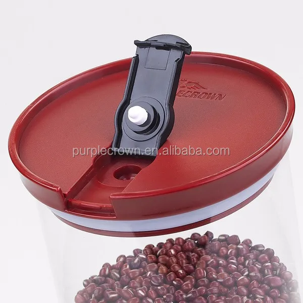 High Quality Round Storage Containers for Food 550ML 1000ML 1800ML Fresh Fridge Storage Box Food Container Glass