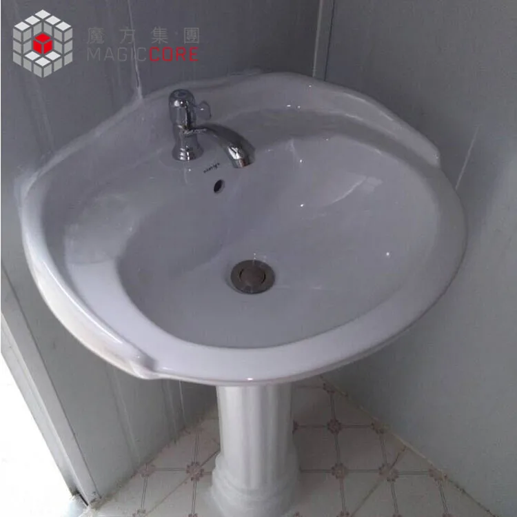 Custom shower container portable toilet container house kitchen toilet container hotel use mobile portable toilet