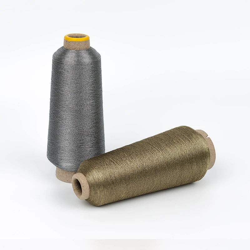 Iridescent Viscose Metallic Yarn for Machine Embroidery