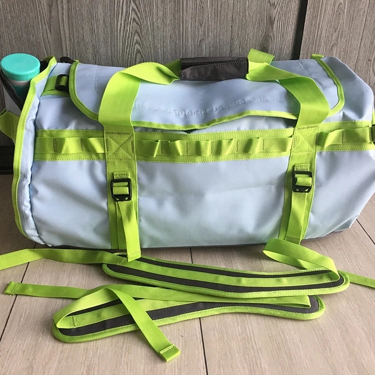 strong  large  outdoor sport bag with detachable shoulder straps  waterproof  dry duffel gym travel  bag