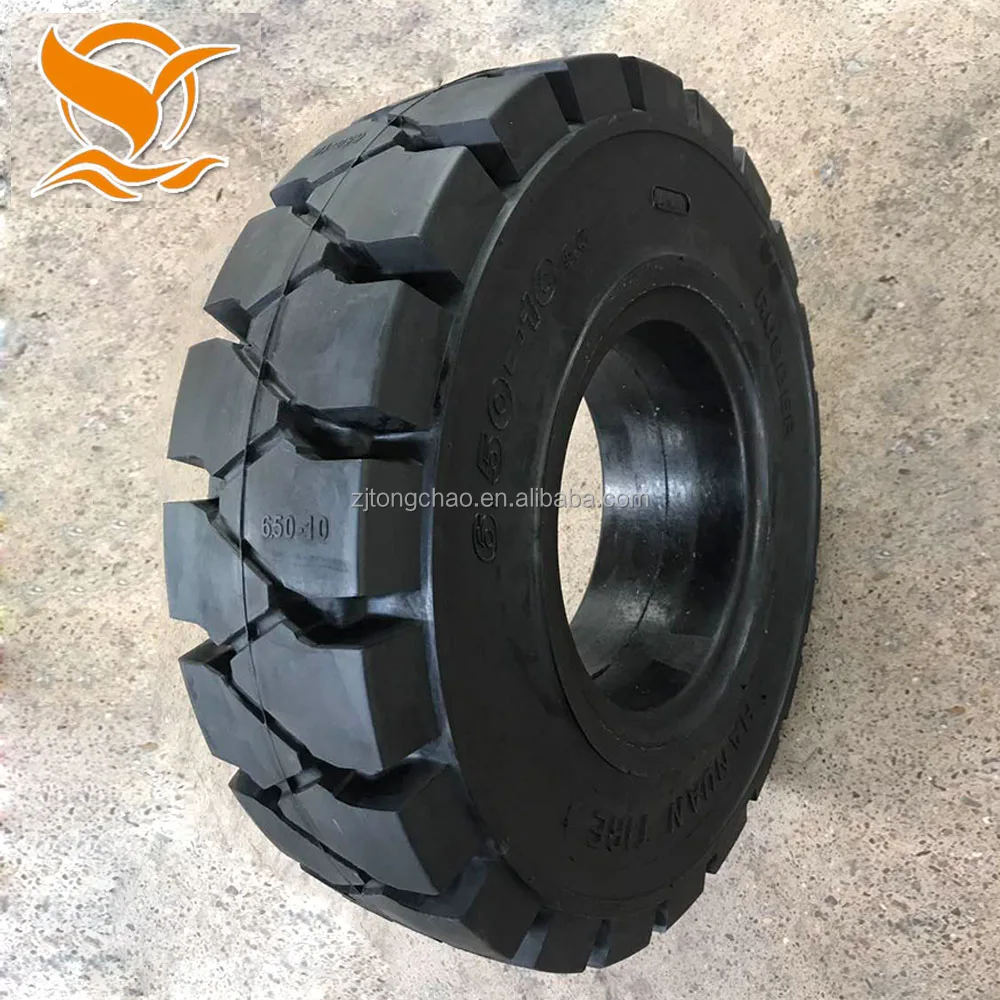 
4.00-8 5.00-8 Korea forklift solid tires trolley tyres for airport 