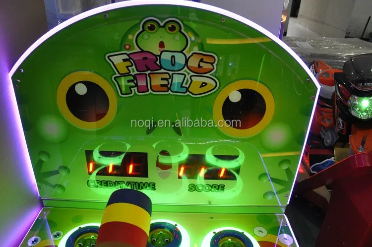 NQT-E03 coin operated hitting redemption crazy frog lottery game machine
