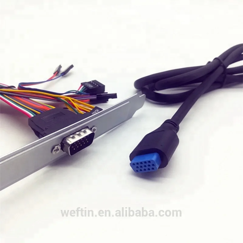 Best seller Desktop computer push button switch power on/off Reset HDD USB extender power button