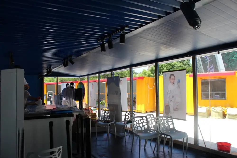 new 40GP container exhibition stage for show