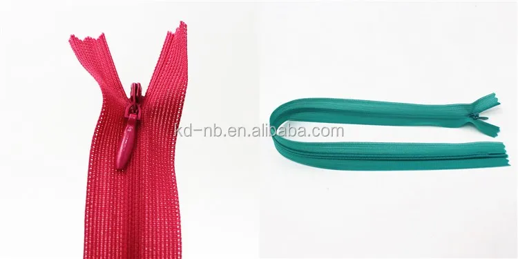 NO.3 Закрытая нейлоновая невидимая кружевная молния для продажи