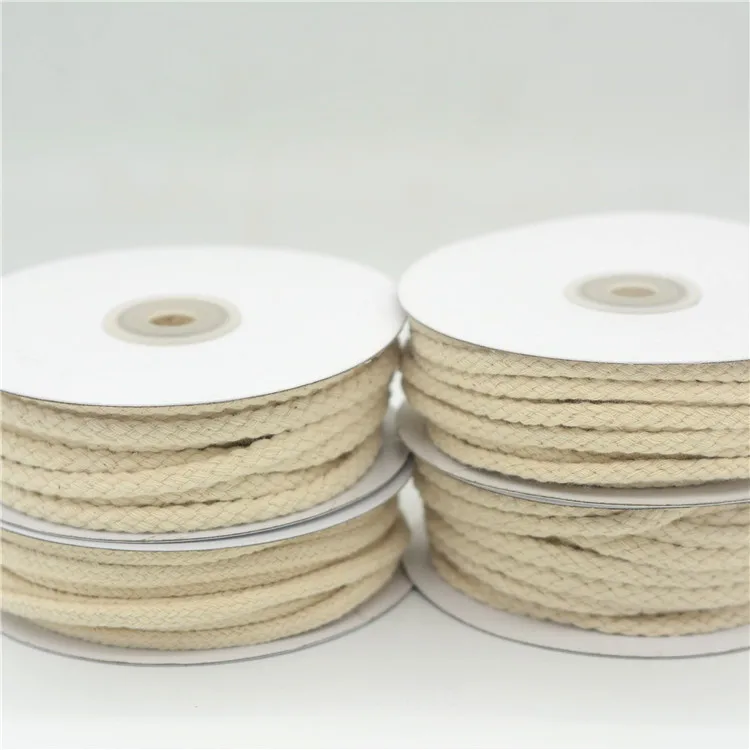 
natural woven cotton braided rope braid cord for room Ornament making 