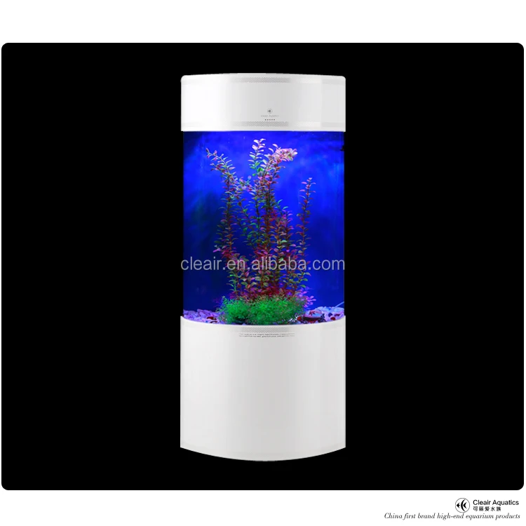 Cleair Semicircle LED light Acrylic Aquarium