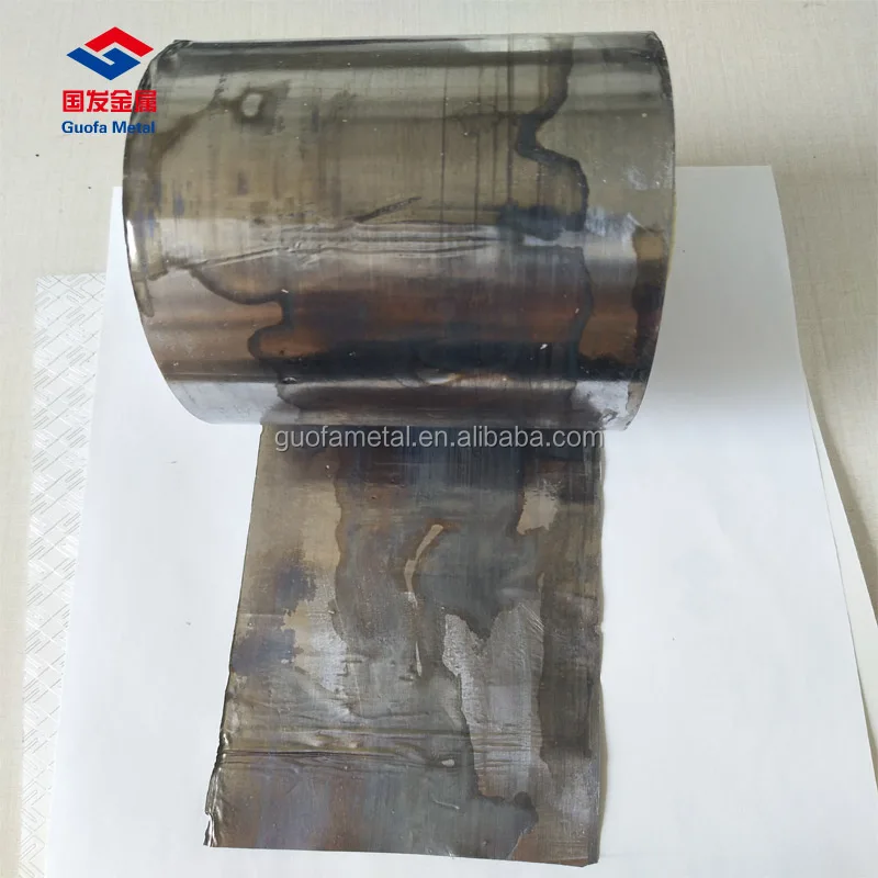 99.994% Pure 0.05 0.06 0.07 0.08 0.09mm Radiation Protection Lead Foil Sheets