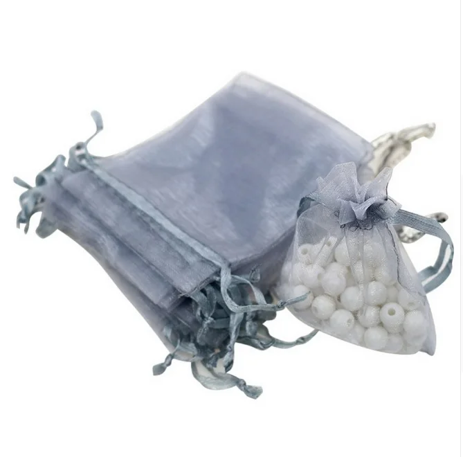 Мешки из органзы 7x9 см, свадебные мешочки, сумки для упаковки ювелирных изделий, Хороший подарочный пакет