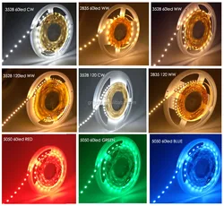 RGB 5050 bendable led strip s shape smd led types zigzag led strip