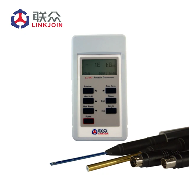 LINKJOIN LZ-643 portable teslameter 3000mT gauss tester tesla meter manufacture with CE trade assurance supplier