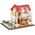 Handmade Doll House Furniture Miniatura Diy Doll Houses Miniature Dollhouse Wooden Toys For Children Birthday Gift